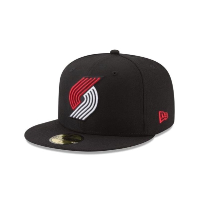 Portland Trail Blazers Gorra | New Era NBA Team Color 59fifty Fitted Cap Mexico - Negros